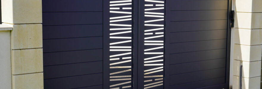 portail en aluminium